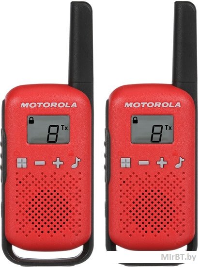 MOTOROLA T42 TALKABOUT Маломощные радиостанции 2 шт. красный