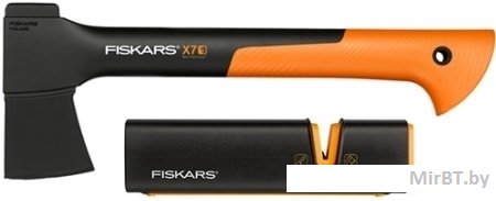 Топор универсальный X7 FISKARS + точилка (комплект)