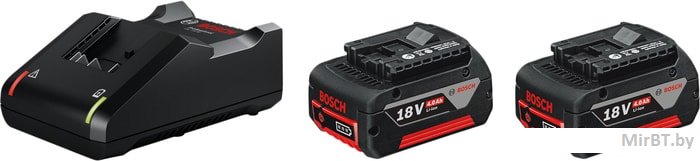 Аккумулятор с зарядным устройством Bosch GBA 18V+GAL 18V-40 Professional 1600A019S0 (18В/4 Ah + 14.4-18В)