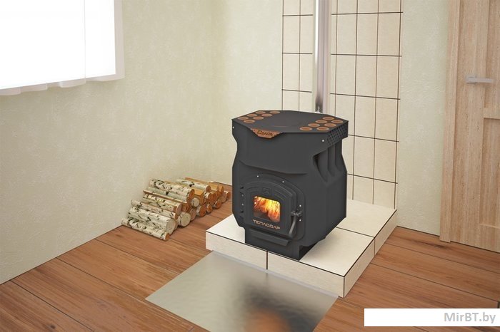 Свободностоящая печь-камин Теплодар Топ-Драйв-150