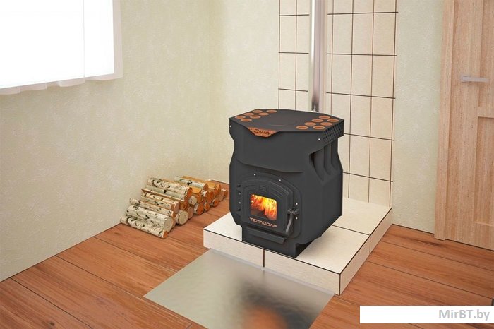 Свободностоящая печь-камин Теплодар Топ-Драйв-250 - фото3