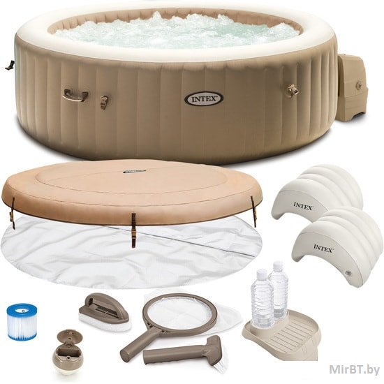 28428 СПА-бассейн Bubble Massage 165/216х71см, 1098л, Intex 28428 СПА-бассейн Bubble Massage 165/216х71см, 1098л, Intex