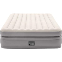 64164 Надувной матрас Intex Prime Comfort Elevated (152x203x51) Fiber-Tech, встроенный эл.насос+сумка+ремкомплект - фото