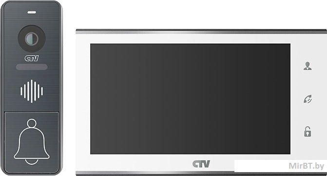 Комплект видеодомофона CTV DP4707IP (белый)