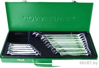 Jonnesway W26116S Набор ключей гаечных комбинированных в кейсе, 6-24 мм, 16 предметов