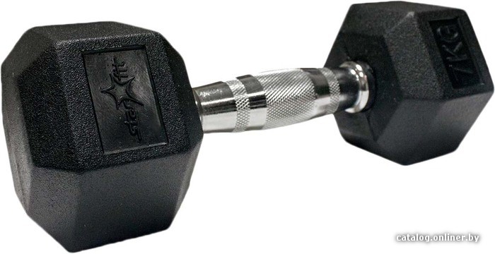 538249, Гантель Starfit DB-301 (7кг, черный)