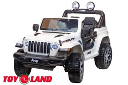 Детский автомобиль Toyland Jeep Rubicon DK-JWR555 Белый - фото