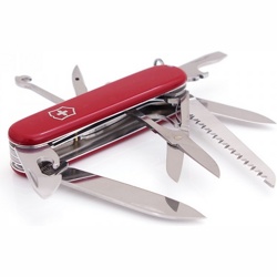 Нож перочинный Victorinox Huntsman 1.3713 91мм 15 функций красный - фото