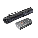 Набор тактический фонарь Fenix PD36R Pro + брелок E03R V2.0 Grey (Bonus Kit) - фото