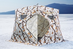 Зимняя палатка куб Higashi Winter Camo Pyramid - фото