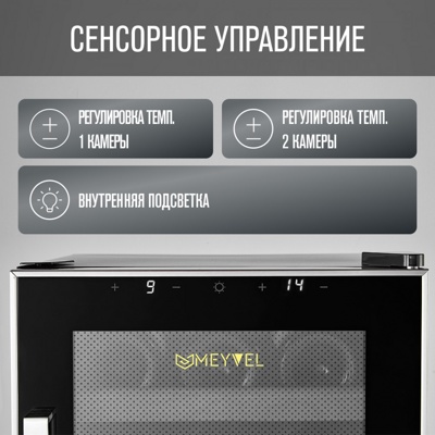 Винный шкаф MEYVEL MV12-BF2 (easy) Винный шкаф MEYVEL MV12-BF2 (easy)