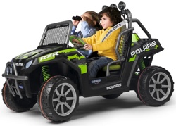 Детский электромобиль Peg-Perego Polaris Ranger RZR Green Shadow 2019 - фото