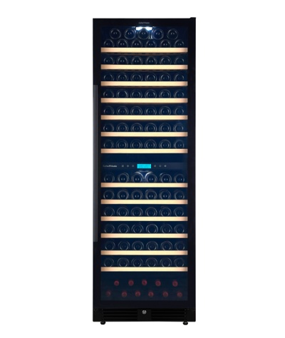 Винный шкаф CellarPrivate двухзонный на 163 бутылки черный CP165-2TB Винный шкаф CellarPrivate двухзонный на 163 бутылки черный CP165-2TB
