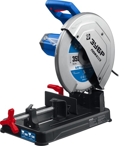 Отрезная пила ЗУБР Профессионал d 355 мм, 2000 Вт ПОМ-355 Отрезная пила ЗУБР Профессионал d 355 мм, 2000 Вт ПОМ-355