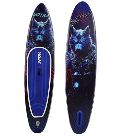 Сапборд SOTRA Wolf 350х84х15 см (доска, весло, плавник, насос, ремкоплект, трос страховочный, сумка для переноски) Сапборд SOTRA Wolf 350х84х15 см (доска, весло, плавник, насос, ремкоплект, трос страховочный, сумка для переноски)