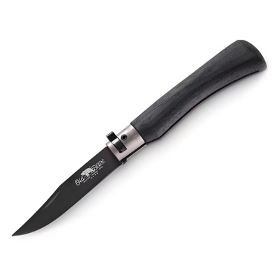 Нож складной Antonini Old Bear Total Black XL, сталь 1.4060, PTFE, чёрный ламинат