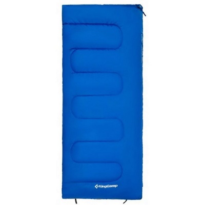 Спальный мешок King Camp Oxygen +8C, правый, blue blue