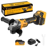 Углошлифовальная машина бесщеточная DEKO DKAG-125, 20В, 2*4.0Ач - фото