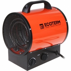 Нагреватель воздуха электр. Ecoterm EHR-05/3E (пушка, 5 кВт, 380 В, термостат) - фото