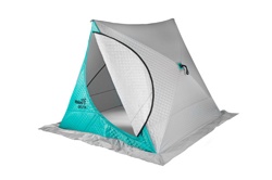 Зимняя палатка автомат Helios Delta Комфорт трехслойная двускатная - фото