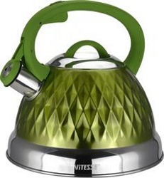 Чайник со свистком Vitesse VS-1122 (зеленый) - фото
