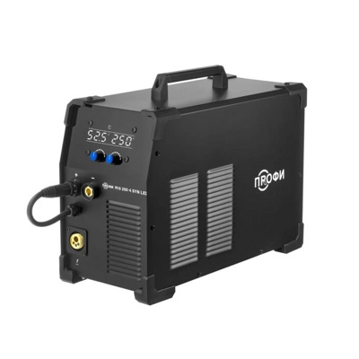 Инверторный аппарат полуавтоматической сварки ПРОФИ MIG 250-4 SYN LED 005.200.215