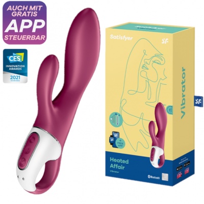 Смарт-вибратор Satisfyer Heated Affair с функцией нагрева розовый