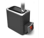 Печь банная ТУНГУСКА XXL 2013 Inox антрацит, ДНС КТК ТМФ - фото