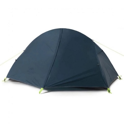 Палатка 1-местная Naturehike сверхлегкая + коврик NH18A095-D, 20D, синий, 6927595737743