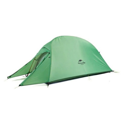 Палатка сверхлегкая Naturehike Сloud Up 1 Updated NH18T010-T, 210T одноместная с ковриком, зеленая Палатка сверхлегкая Naturehike Сloud Up 1 Updated NH18T010-T, 210T одноместная с ковриком, зеленая
