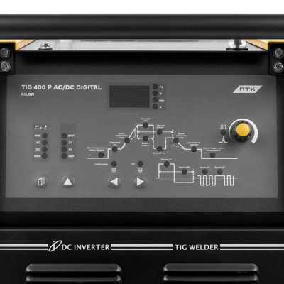 Промышленный аппарат для сварки ПТК RILON TIG 400 P AC/DC DIGITAL Промышленный аппарат для сварки ПТК RILON TIG 400 P AC/DC DIGITAL