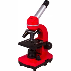 Микроскоп Bresser Junior Biolux SEL 40–1600x, красный - фото