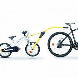 Багажник Peruzzo Trail Angel Yellow NPE20300 - Перекладина для буксировки детского велосипеда - фото