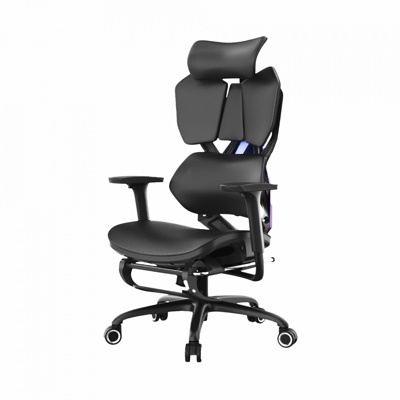 Кресло игровое XIAOQI X5S-F с подставкой для ног, чёрный Кресло игровое XIAOQI X5S-F с подставкой для ног, чёрный