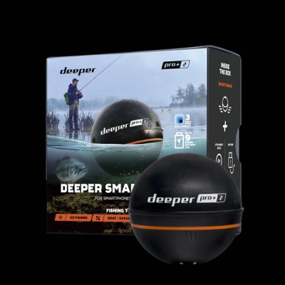 Эхолот для рыбалки с берега Deeper Smart Sonar Pro+2