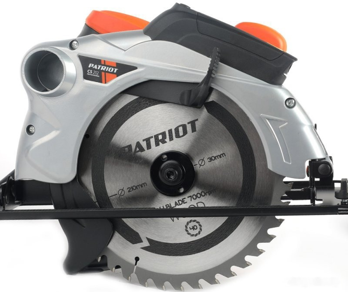 Пила циркулярная PATRIOT CS 212