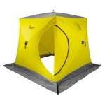 Палатка зимняя Куб-3 желтый/серый (PR-WFSC-210YG) PREMIER - фото