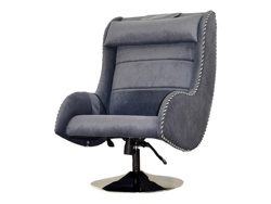 Массажное кресло EGO Max Comfort EG3003 СИЛЬВЕР (Микрошенилл) - фото