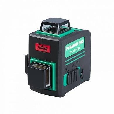 Уровень лазерный FUBAG Pyramid 30G V2х360H360 3D (зеленый луч) Уровень лазерный FUBAG Pyramid 30G V2х360H360 3D (зеленый луч)
