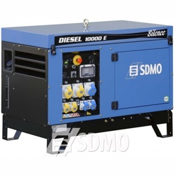 Дизельный генератор SDMO DIESEL 10000E SILENCE KOHLER KD 425-2 - фото