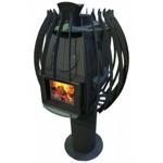 Печь Варвара Меридиан 14 удл. топка - фото