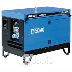 Дизельный генератор SDMO DIESEL 10000E SILENCE AVR KOHLER KD 425-2 - фото
