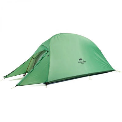 Палатка 2-местная Naturehike Cloud up NH17T001-T сверхлегкая + коврик 20D, зеленый, 6927595732212