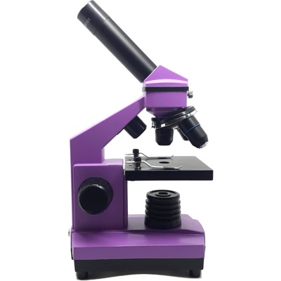 Микроскоп Микромед «Эврика» 40х–400х, аметист, в кейсе