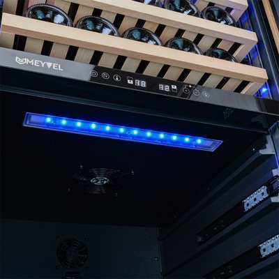 Винный шкаф MEYVEL MV99PRO-KBT2 (Натуральный бук) Винный шкаф MEYVEL MV99PRO-KBT2 (Натуральный бук)