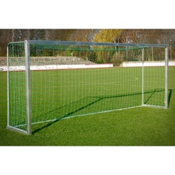 Ворота футбольные 5х2х1,5м стационарные алюминиевые, профиль квадратный 80х80мм OC-09712 - фото