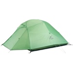 Палатка Naturehike Cloud Up 3 210T NH18T030-T трехместная с ковриком, зеленый, 6927595730621 - фото