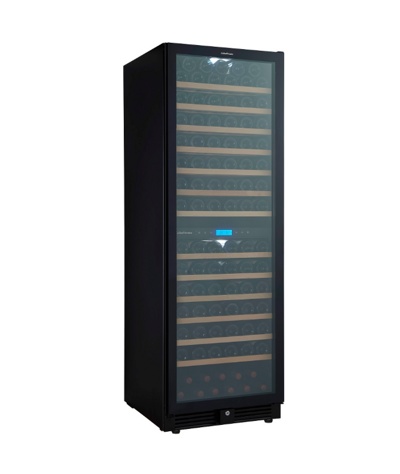 Винный шкаф CellarPrivate двухзонный на 163 бутылки черный, скрытая ручка CP165-2TBH Винный шкаф CellarPrivate двухзонный на 163 бутылки черный, скрытая ручка CP165-2TBH