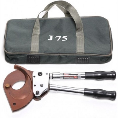 Forsage F-D75J Кабелерез ручной с телескопическими ручками(медь/аллюминий/армированный кабель3х120мм2)в сумке