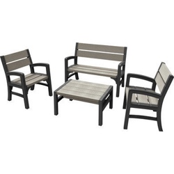 Комплект мебели MONTERO WLF Bench set (диван, 2кресла, столик) - фото